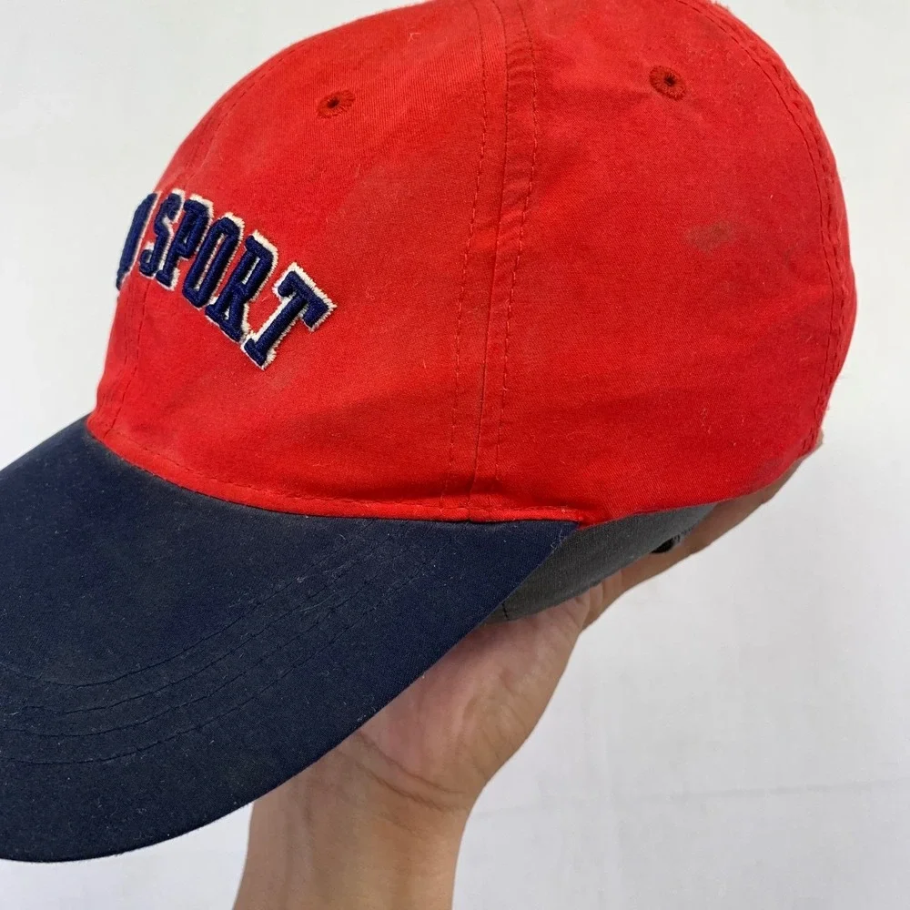 Vintage FUBU Sport Baseball Cap Hat Red Blue Youth‎ Size Adjustable